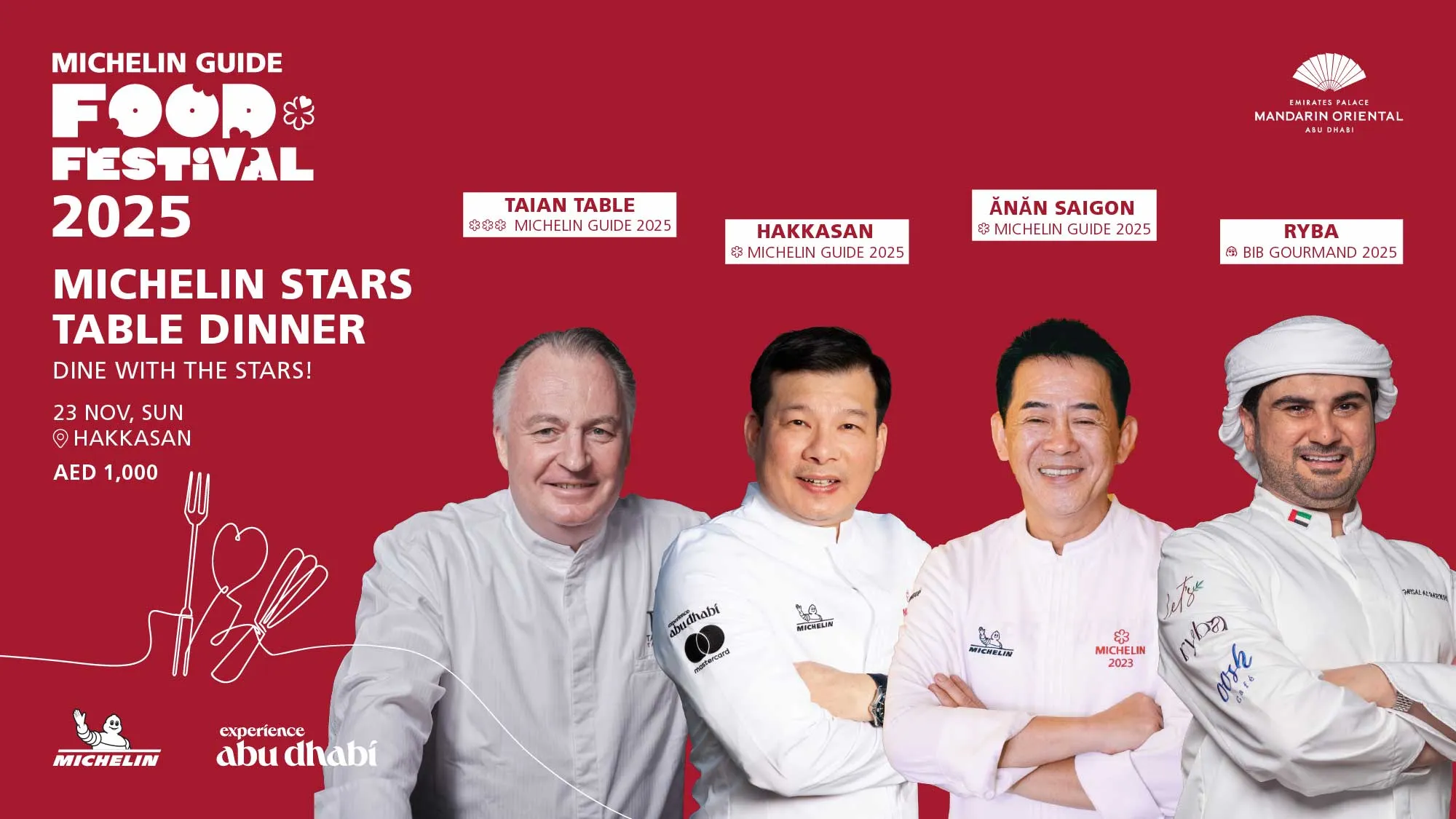 MICHELIN Stars Table: HAKKASAN - Image 1